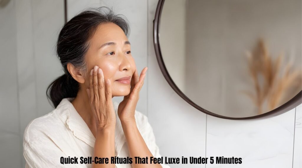 Quick Self-Care Rituals That Feel Luxe in Under 5 Minutes